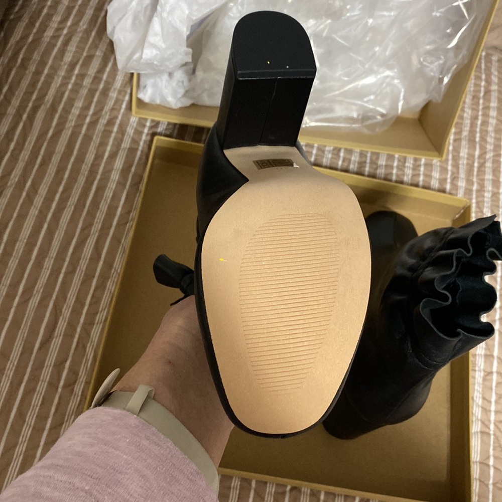🔥🔥NEW In Box! Size 10 Black Moda Collective Jira Leather Boots!🔥🔥 - Picture 5 of 11